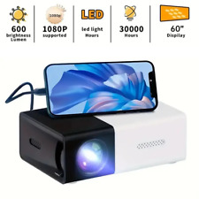 Projector Mini HD Portable Home WIFI LED Android Bluetooth Theater 4K 720P HDMI