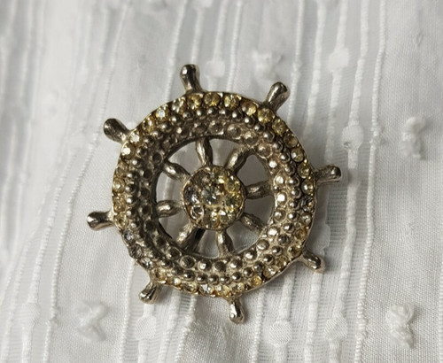 Retro brooch art deco - brooch, silver