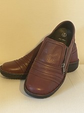 Loretta Womens Dk Pink Leather