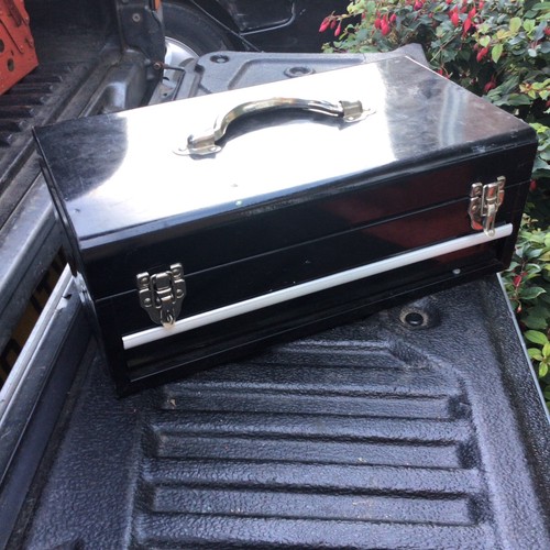 Small black metal - metal, box