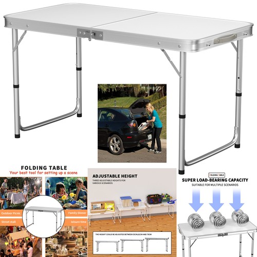 4ft folding picnic table - folding,