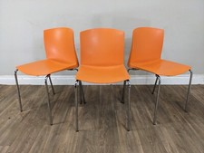 DINING CHAIR 3 Orange Stacking