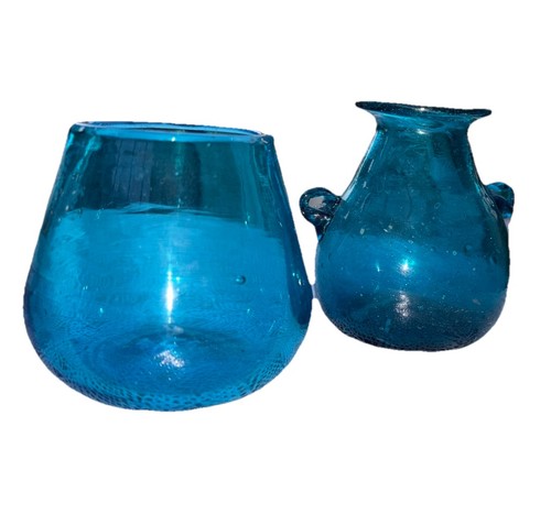 Recycled glass turquoise - recycled,