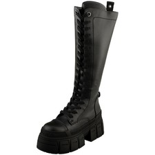 Buffalo Gospher Hi Womens Knee High Boots in Black