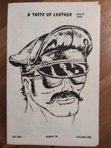 Taste leather mar 74 - of, '74