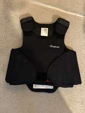 Fouganza Horse riding body protector safety vest jacket black size 12/14 years