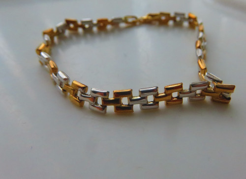 Gold gate bracelet - gold, 9