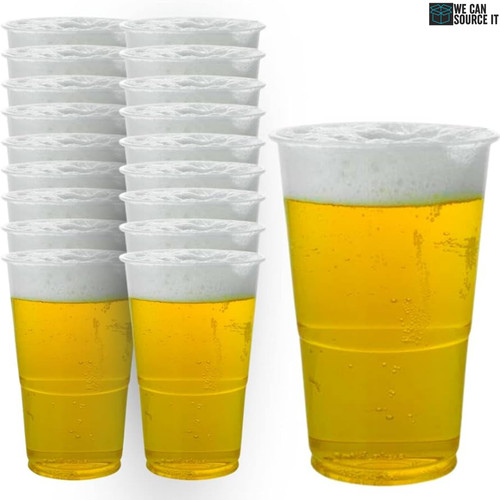 Clear 10oz 20oz half - 10oz/20oz, pint/pint