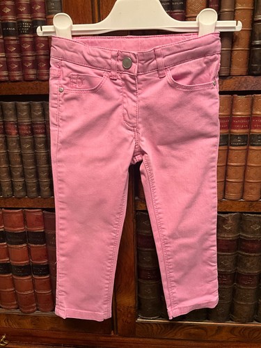 Girls pink denim jacadi jeans - girls',