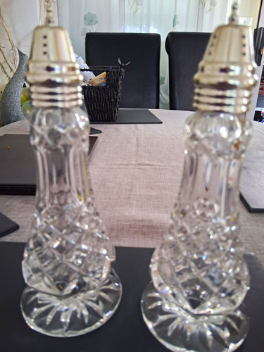 Galway crystal salt pepper - galway,