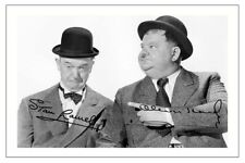 LAUREL & HARDY SIGNED AUTOGRAPH PHOTO PRINT THE BIG NOISE