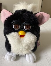 Vintage 1998 Furby Skunk Black