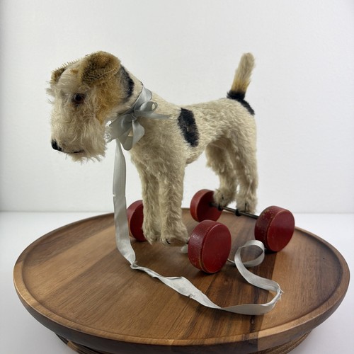 Vtg steiff fox terrier - steiff,