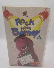 Barney Rock with Barney VHS