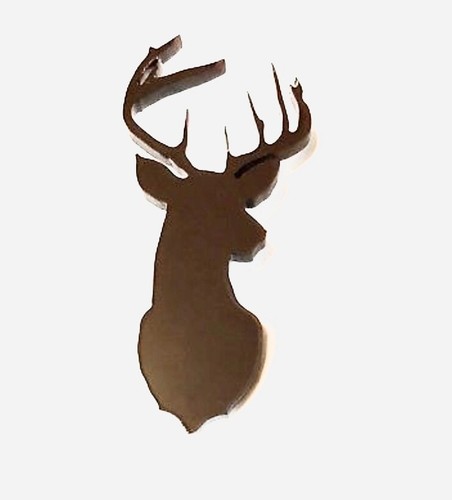 Scottish stag deer head - deer, brooch
