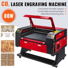 VEVOR CO2 laser engraving machine 80W cutting tool engraver cutter 700x500mm