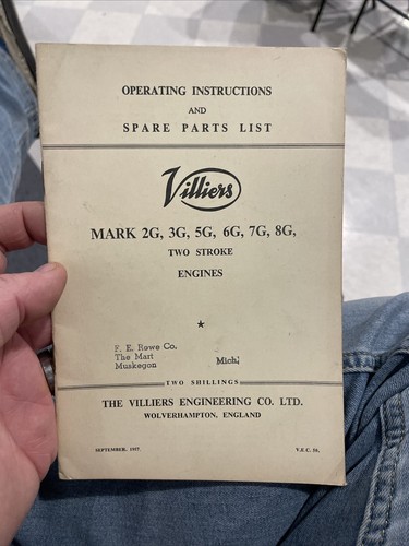 Villiers mark 6g two - 5g,