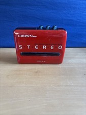 Crown Portable Stereo Cassette