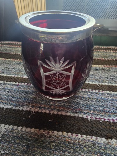 Antique ruby cut clear - cut, to