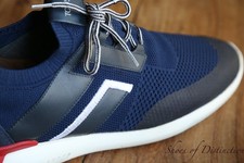 Tod's Tods Blue Canvas Shoes