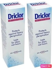 Driclor Antiperspirant Roll On Stops Sweating - 75ml Pack of 2