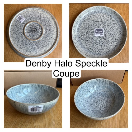 Denby halo speckle coupe - denby,