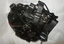 Goat Leather Hood Maske 9