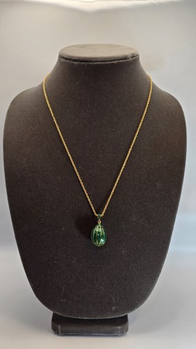 Faberge egg pendant necklace - faberge,