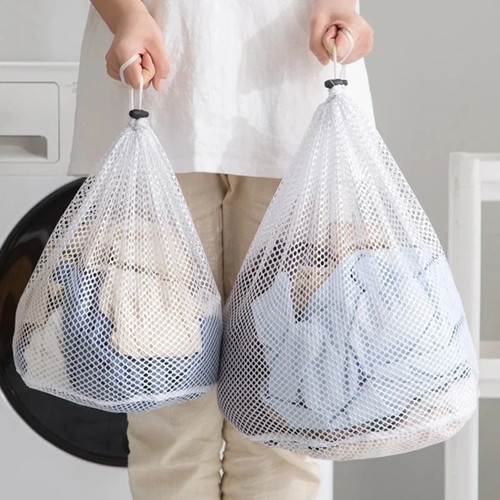 Large mesh laundry bag - laundry,