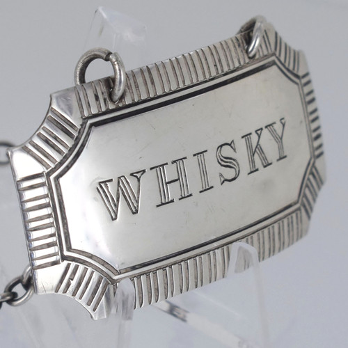 Vintage whisky solid silver - vintage,