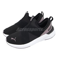 Puma Softride Harli Slip On Wns Black Purple Women Casual Shoes 311471-10