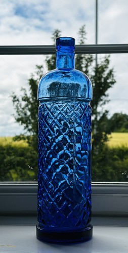 Large vintage cobalt blue