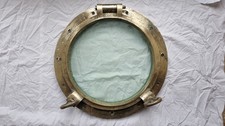 Large Antique Brass Porthole