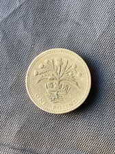1984 rare £1 coin NEMO ME
