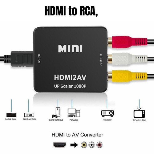 Hdmi rca 1080p av - rca,