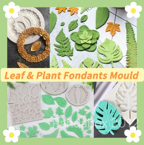 Leaves plant silicone - plant, fondant