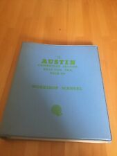 The Austin Cambridge Saloon,Half Ton Van/Pick Up,Workshop Manual.