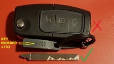 REMOTE KEY BLADE FOR FORD