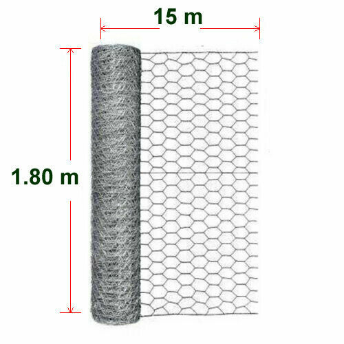 Galvanised chicken wire - galvanised, mesh