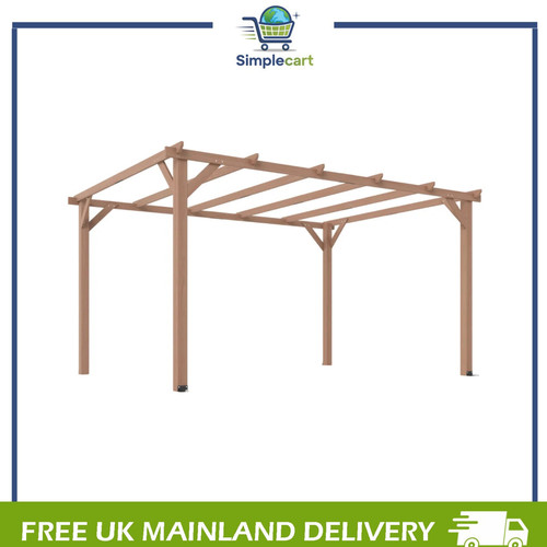 Wooden pergola garden - 3,