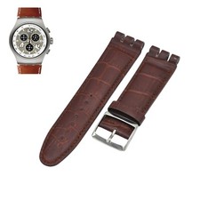 23mm Brown Leather Watch Strap