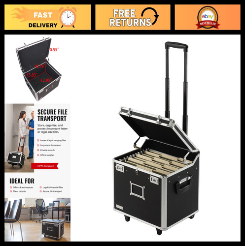Portable file box - portable, handle