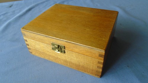 Mahogany work box - box, wood