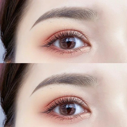 Eyebrow pencil brush - eyebrow, brow