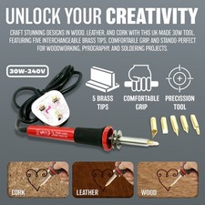30W-240V WOOD BURNING PEN TOOL