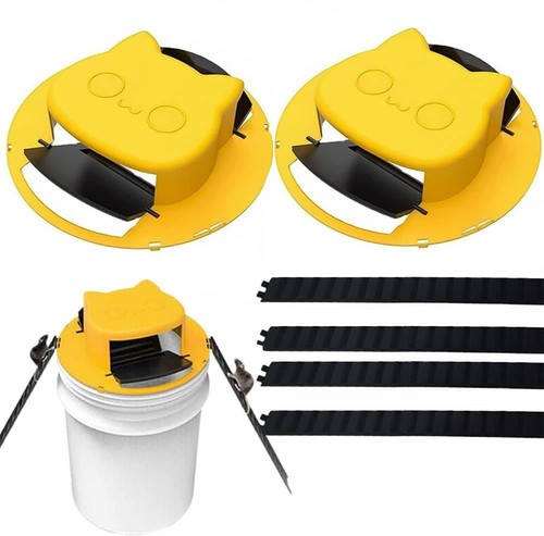 Mouse trap bucket lid 2pk - 2pk, rat