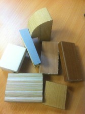 Kitchen Samples Cornice Pelmet Plinth Beech Maple Walnut Oak Ivory Cream White