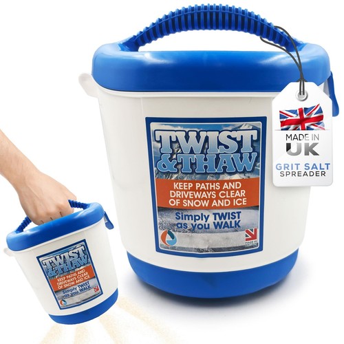 Salt grit spreader hand held - grit,