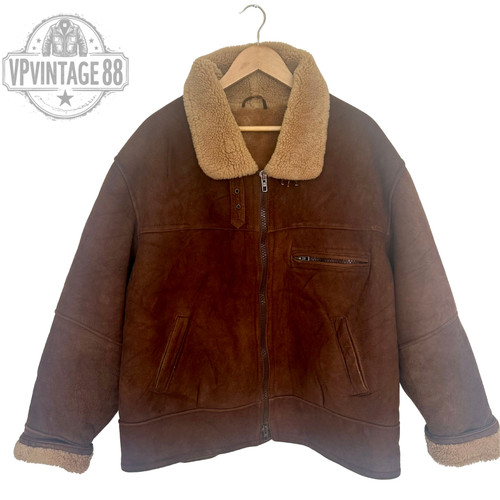 Vintage brown shearling - b-3,