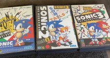 Lot of 3 Sega mega drive SONIC THE HEDGEHOG 1, 2, SONIC 3 Japan import genesis